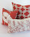 Poppyfield Kravet Linen Pillow Cover, Faded Brick Red