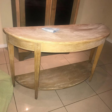 Refurbished Ethan Allen sofa table