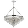 Crystorama 137-CH 8 Light Chandelier in Polished Chrome