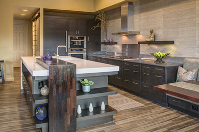 Example of a minimalist kitchen design in DC Metro