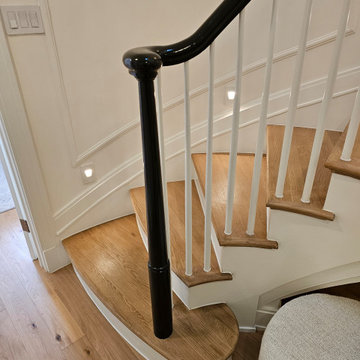Project #131 | Three-Story Elliptical Staircase in Historic Home