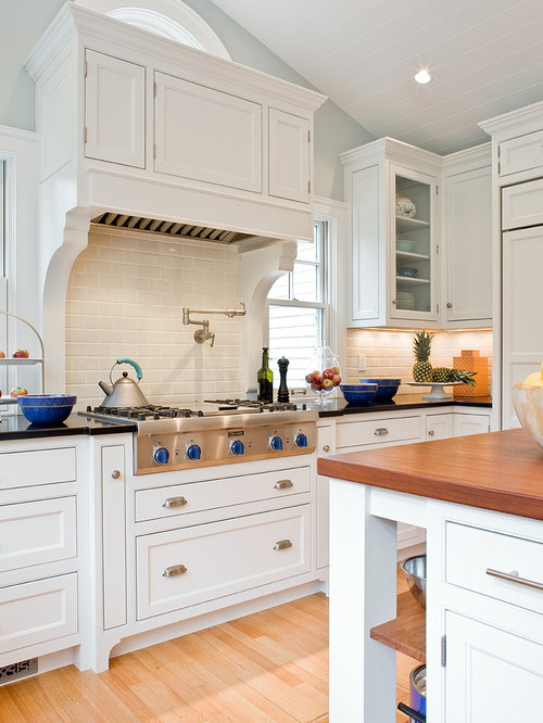 kitchen corbels shaker hood knobs cabinet ceiling kitchens range vent sloped cabinets inch drawer traditional stove hoods houzz david sharff