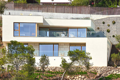 Inspiration for a contemporary exterior home remodel in Barcelona