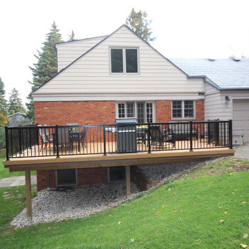 Some custom decks built by Hickory Dickory Decks using Armadillo decking.