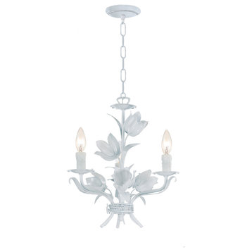 Crystorama Southport Handpainted Wrought Iron Chandelier