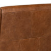 Brandy Slipper Accent Chair In Distilled Leather
