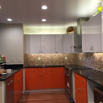 High Gloss Lacquer - RAL 2004 Pure Orange and High Gloss Lacquer RAL 9003 Signal