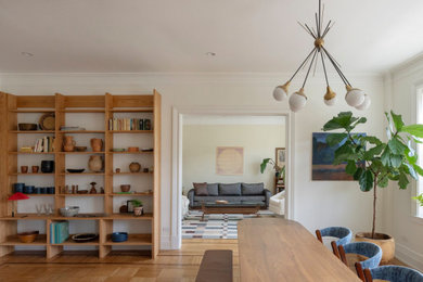 Dining room photo in New York