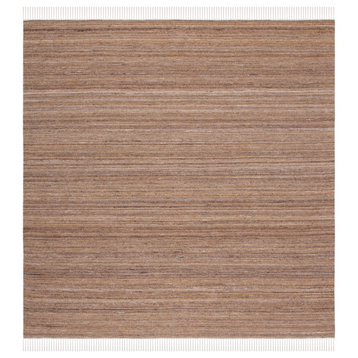 Safavieh Kilim Klm551D Contemporary Rug, Beige and Yellow, 7'0"x7'0" Square