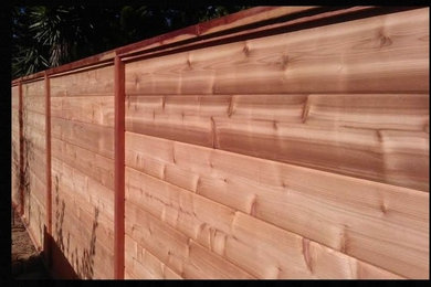 Cedar Tongue and Groove Fence