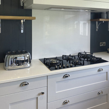 Blend of contemporary and traditional incorporating Fred's dog bed in Gurnard