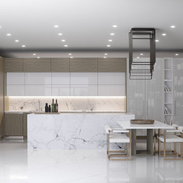 Bal Harbour Custom Design Modern Kitchen