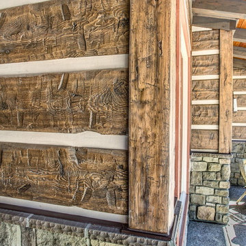 Missoula Valley, Montana Log Siding Residence