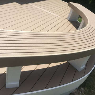 Azek Radius Bench