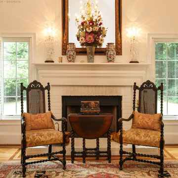 Casement Windows in Classy Living Room - Renewal by Andersen Georgia