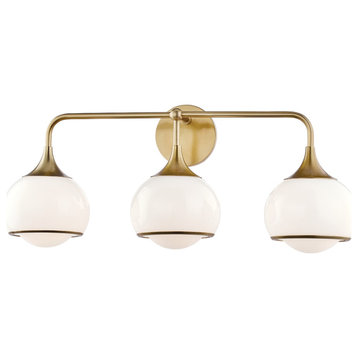 Reese Wall Sconce - Aged Brass, 3