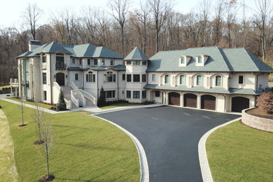 French country exterior home photo in New York