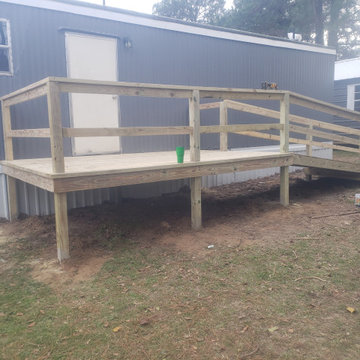 8x12 deck with ramp