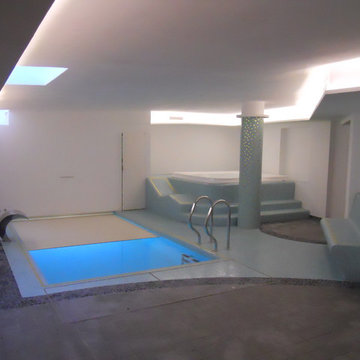 Piscina interrata per centro benessere