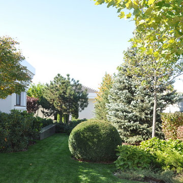 Private modern garden / Частный современный сад.