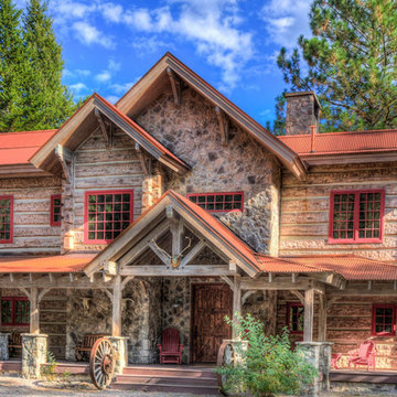 Arlee Montana Concrete Log Cabin