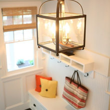 Light fixture above kitchen table