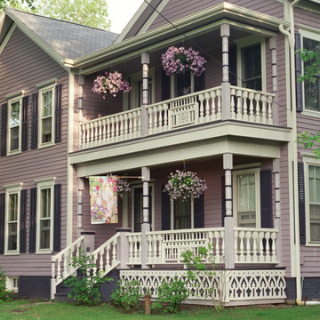 Gingerbread Porch in Derby, NY