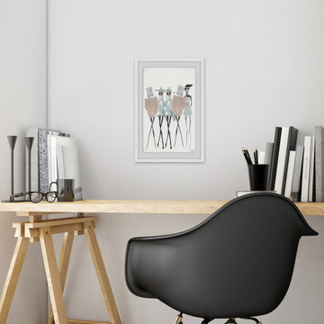 "Twig Legs" Framed Painting Print