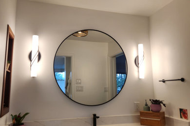 Example of a beach style bathroom design in Vancouver