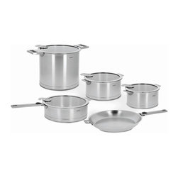 Strate 13-Piece Stainless Cookware Set with Lids - Cookware Sets