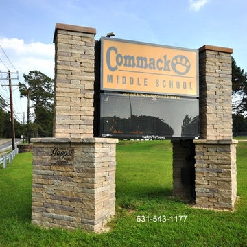 Commack Middle School signs donated by Gappsi
