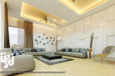 3D The Modern Living Room Interior Design |  Attractive Interior home designs |