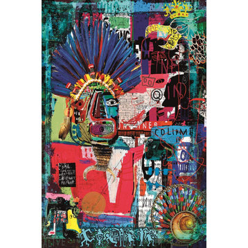 Multicolored Abstract Plexiglass Artwork | Andrew Martin Lost Indian, Large