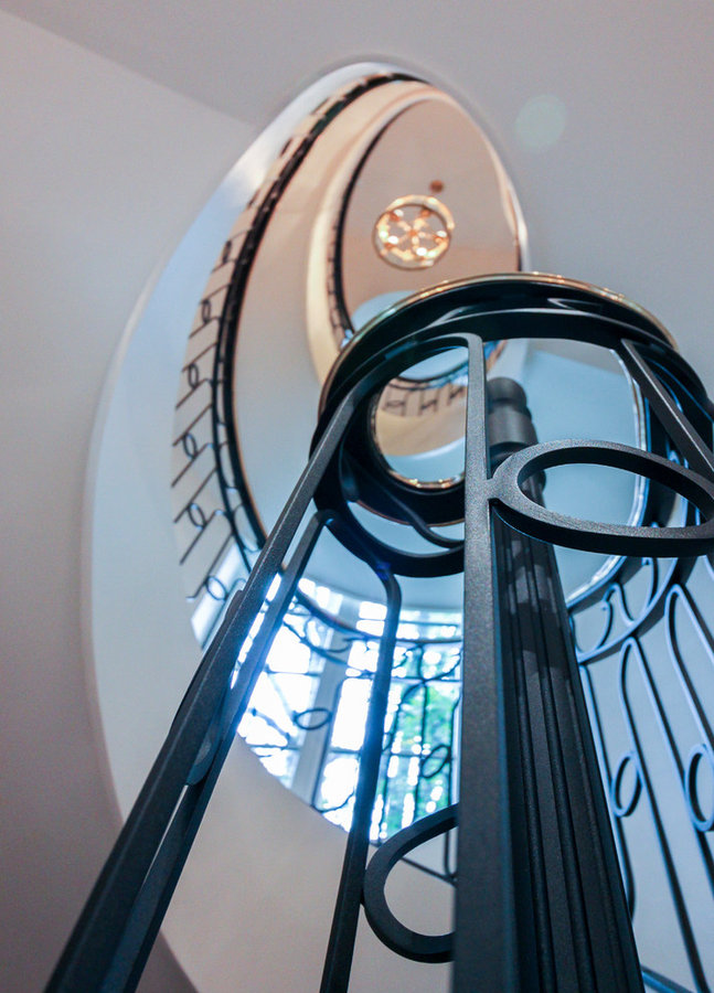 Sculptural/Elliptical Staircase Near Foreign Embassies in Wash. DC, 20008