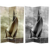 6' Tall Sailboat Double Sided Room Divider