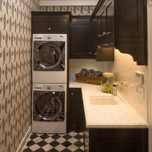 75 Most Popular Laundry Room with Black Cabinets Design Ideas for 2019 ...