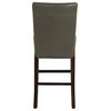 Milton Fabric Bar/ Counter Stool, Vintage Gray, Counter Stool, Bonded Leather