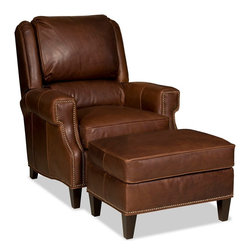 Leather Chairs and Ottomans - Products