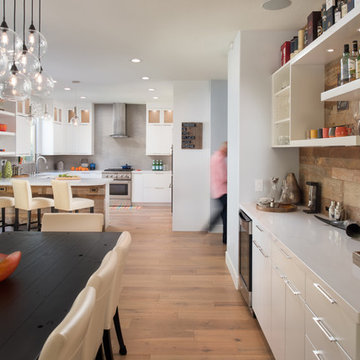 Modern Kitchen Rustic Elements