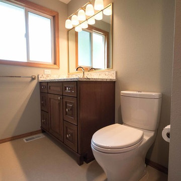 Traditional Furniture looking Small Bathroom
