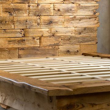 Platform Bed Re-purposed Lumber