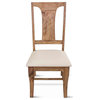 Pengrove Mango Wood Upholstered Dining Chairs, Set of 2