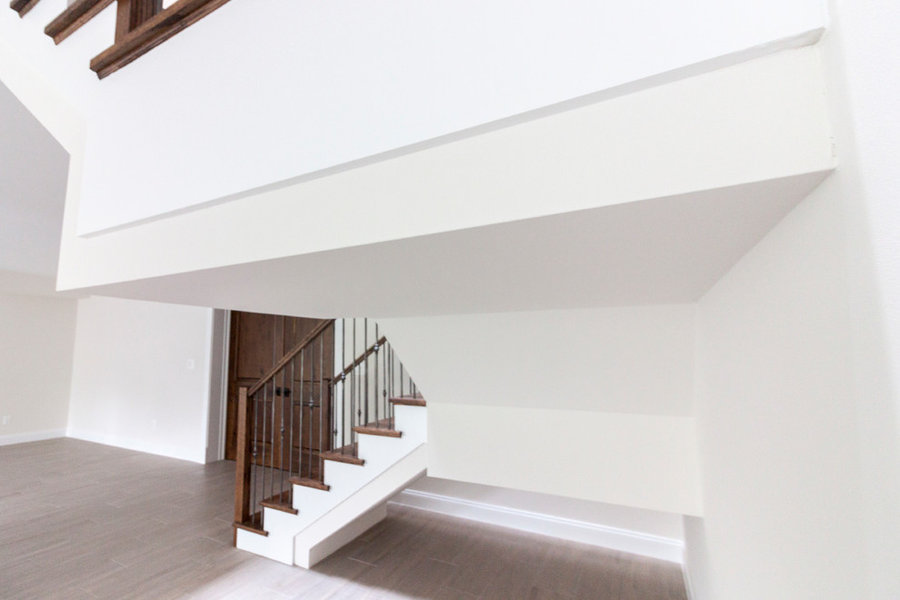 Clean and Contemporary Open Staircase, McLean, VA 22101