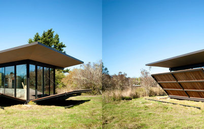 Architecture : Une cabane d’écrivain se replie sur elle-même