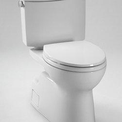 Toto Vespin II Elongated Two-Piece Toilet with SanaGloss 1.28GPF CST474CEFG - Toilets