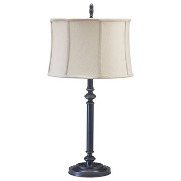 House of Troy CH850 1 Light Up Lighting Table Lamp, Oil Rubbed Bronze