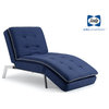 Sealy Harriet Chaise Convertible, Sydney Dark Blue