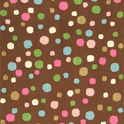 Sprinkles Brown Kids Area Rug - The Rug Market America - Rugs