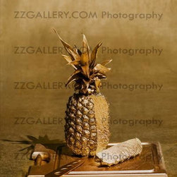 GOLDEN KNIFED PINEAPPLE - Fine Art Prints