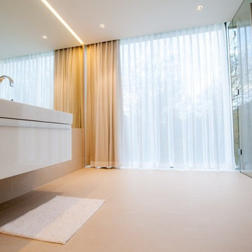 Technostein im Badezimmer